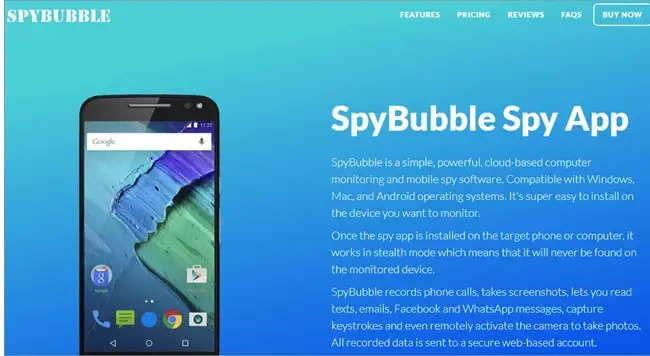 SpyBubble जासूस फोन